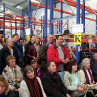 Einweihungsfeier des neuen Bücherlagers in Rottenburg, März 2016